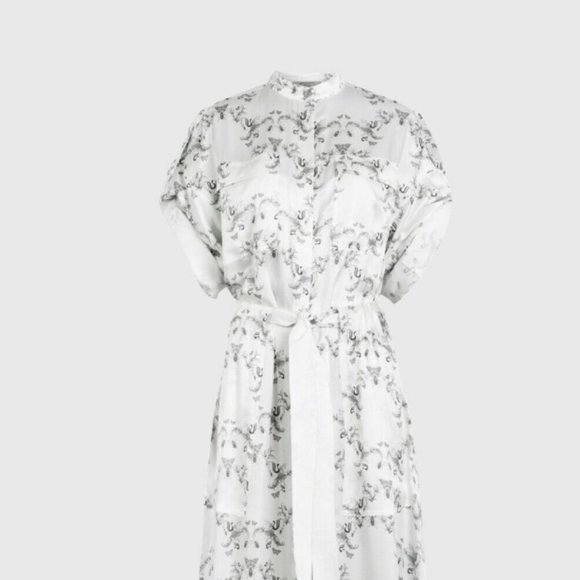ALLSAINTS Luciana Assam Printed Shirt Dress - Picture 3 of 5